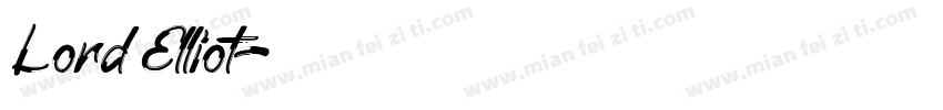 Lord Elliot字体转换